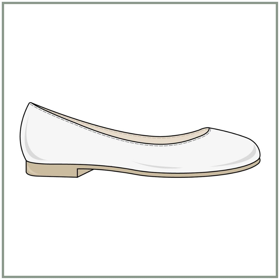SHOE PATTERN BALLET PUMP I Can Make Shoes
