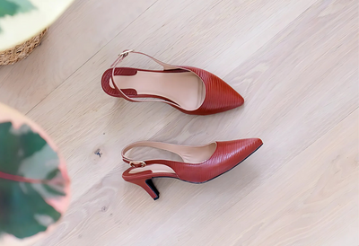HOW TO MAKE MID HEEL SLINGBACKS