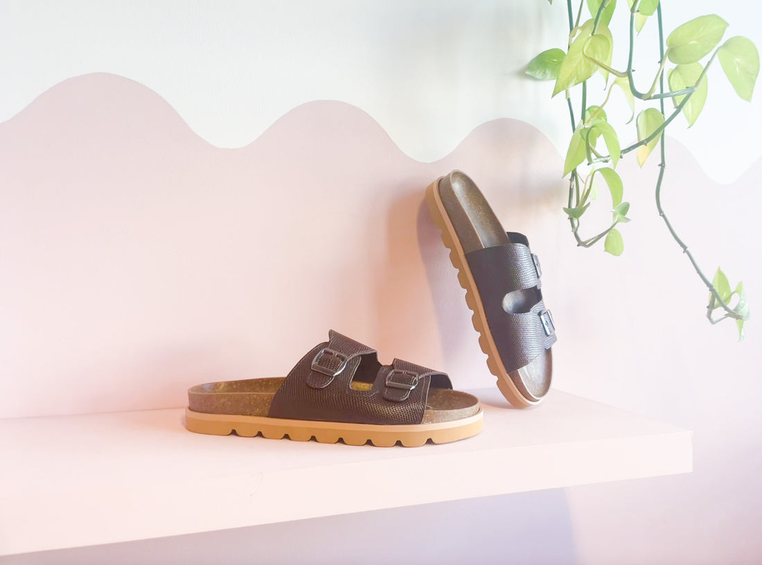 HOW TO MAKE DOUBLE BUCKLE SANDALS