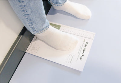 HOW TO MEASURE YOUR FEET