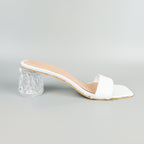 I Can Make Shoes Clear geometric mid heel DIY Shoemaking supplies