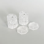 I Can Make Shoes Clear geometric mid heel DIY Shoemaking supplies