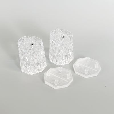 I Can Make Shoes Clear geometric mid heel DIY Shoemaking supplies