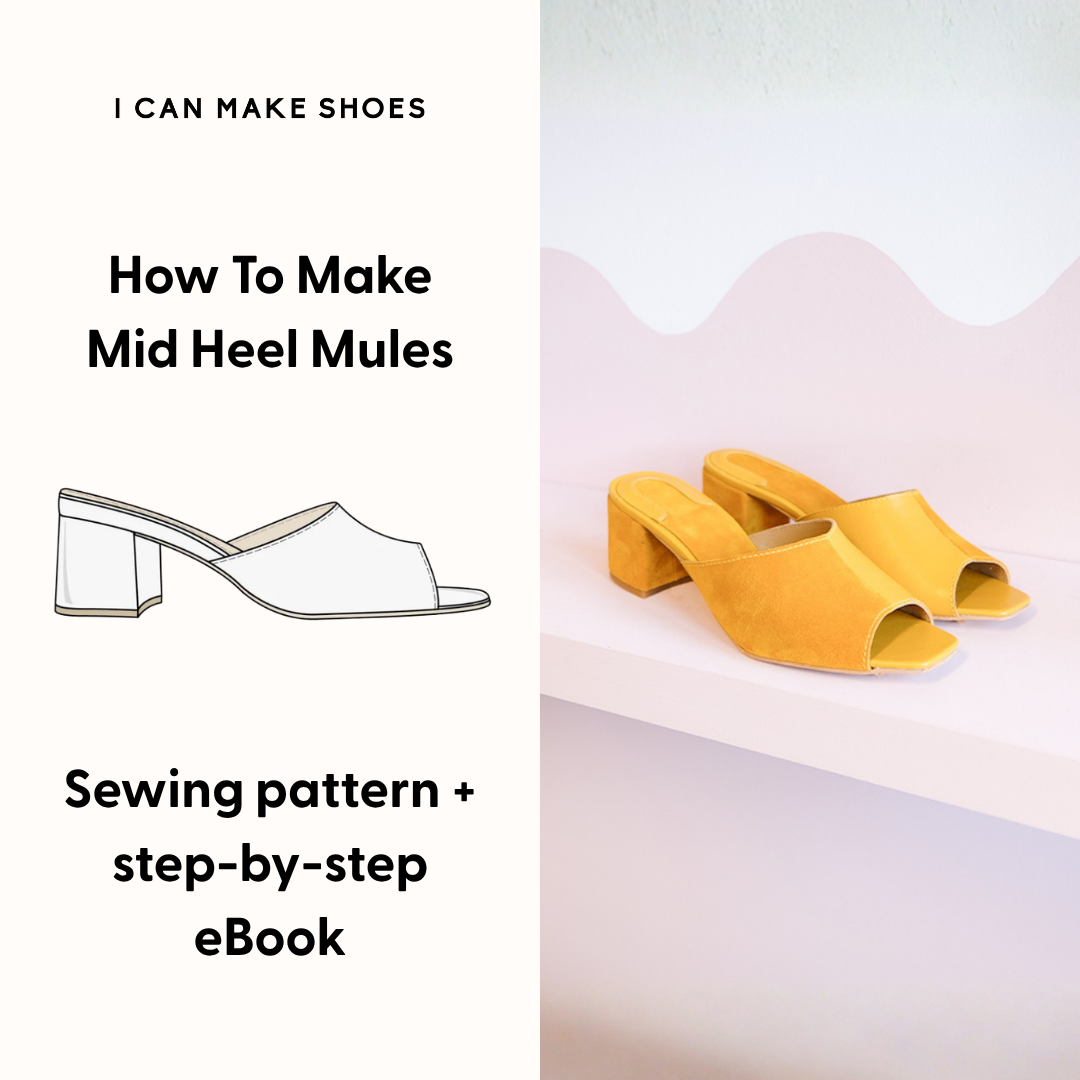 Shoe Pattern + eBook - Mid Mule