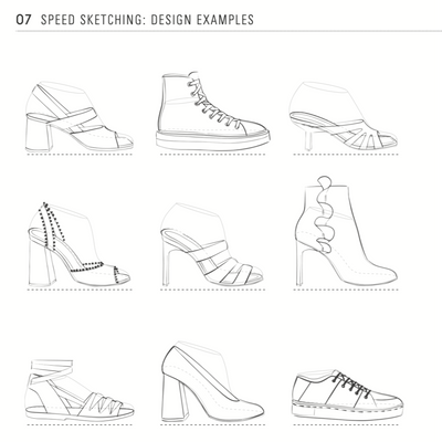 SHOE DESIGN SKETCHBOOK - A5 BOOK
