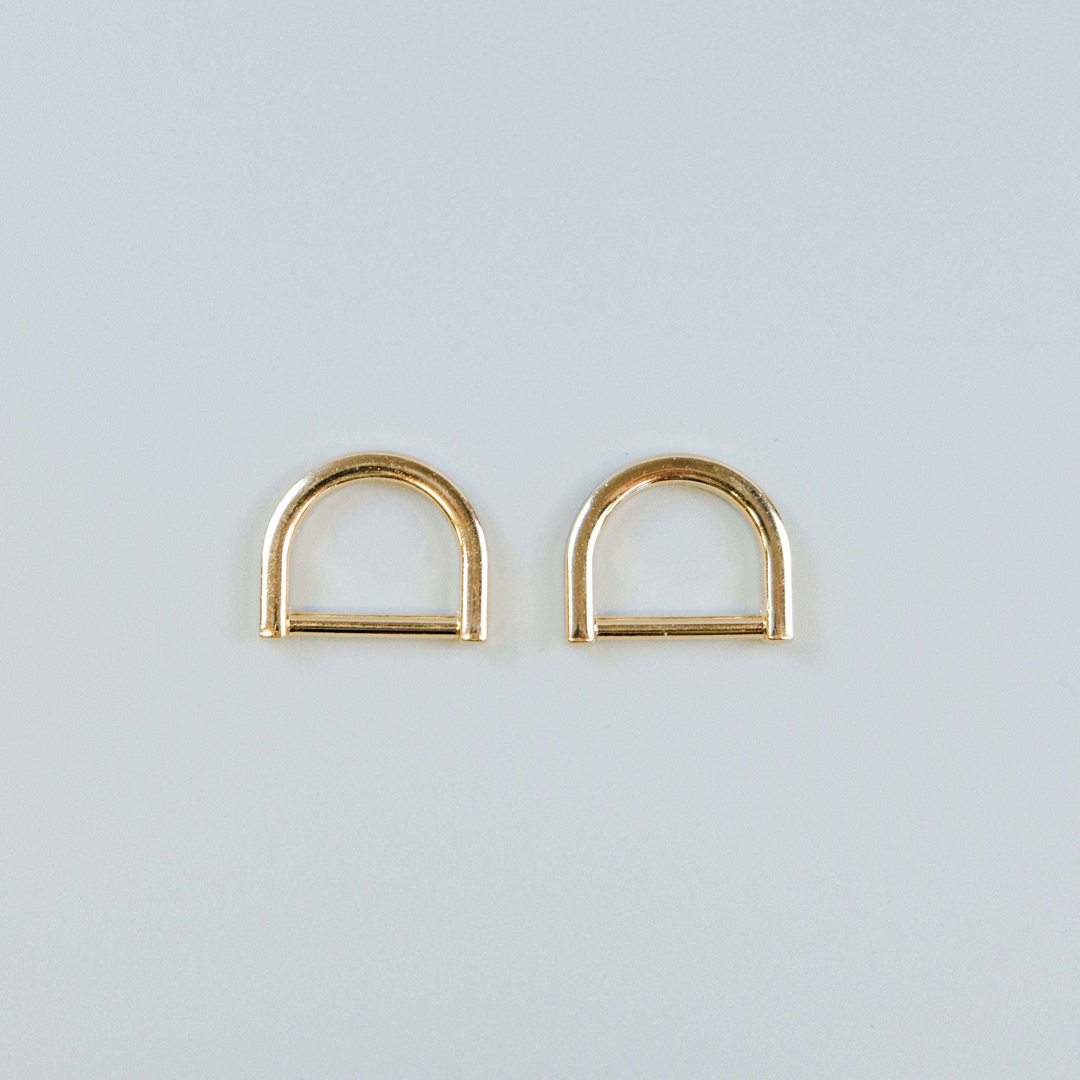 Gold and Silver D-rings for home bag making 