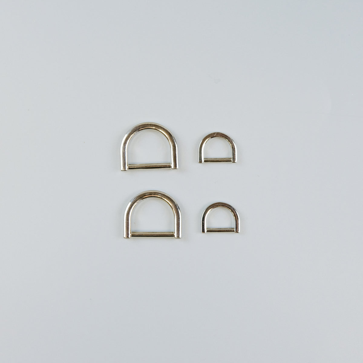 Gold and Silver D-rings for home bag making 