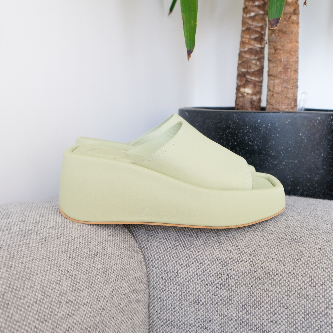 Square Toe Wedge with Padded Insole 75mm