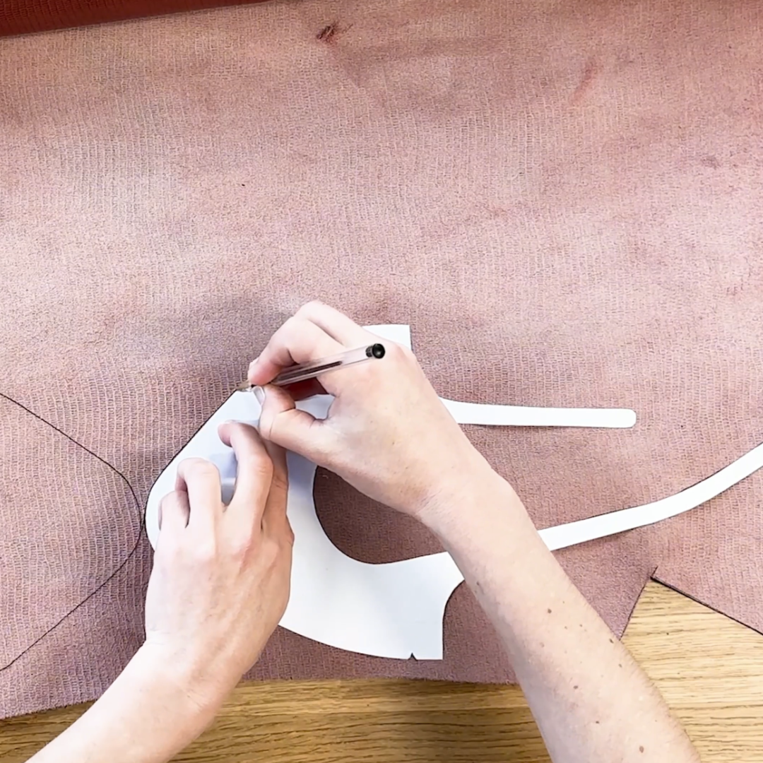 Shoe Pattern + eBook - Mid-Heel Pointed Slingback