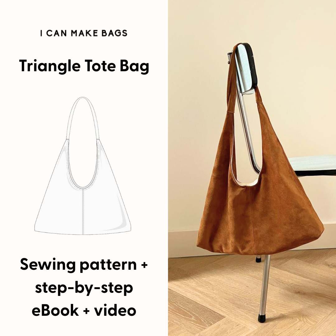 BAG PATTERN + eBOOK - TRIANGLE BAG