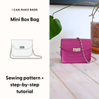 Bag Pattern + eBook - Mini Box Bag