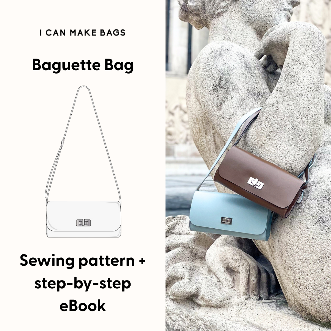 BAG SEWING PATTERN - BAGUETTE BAG