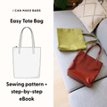 Bag Pattern + eBook - Easy Tote Bag
