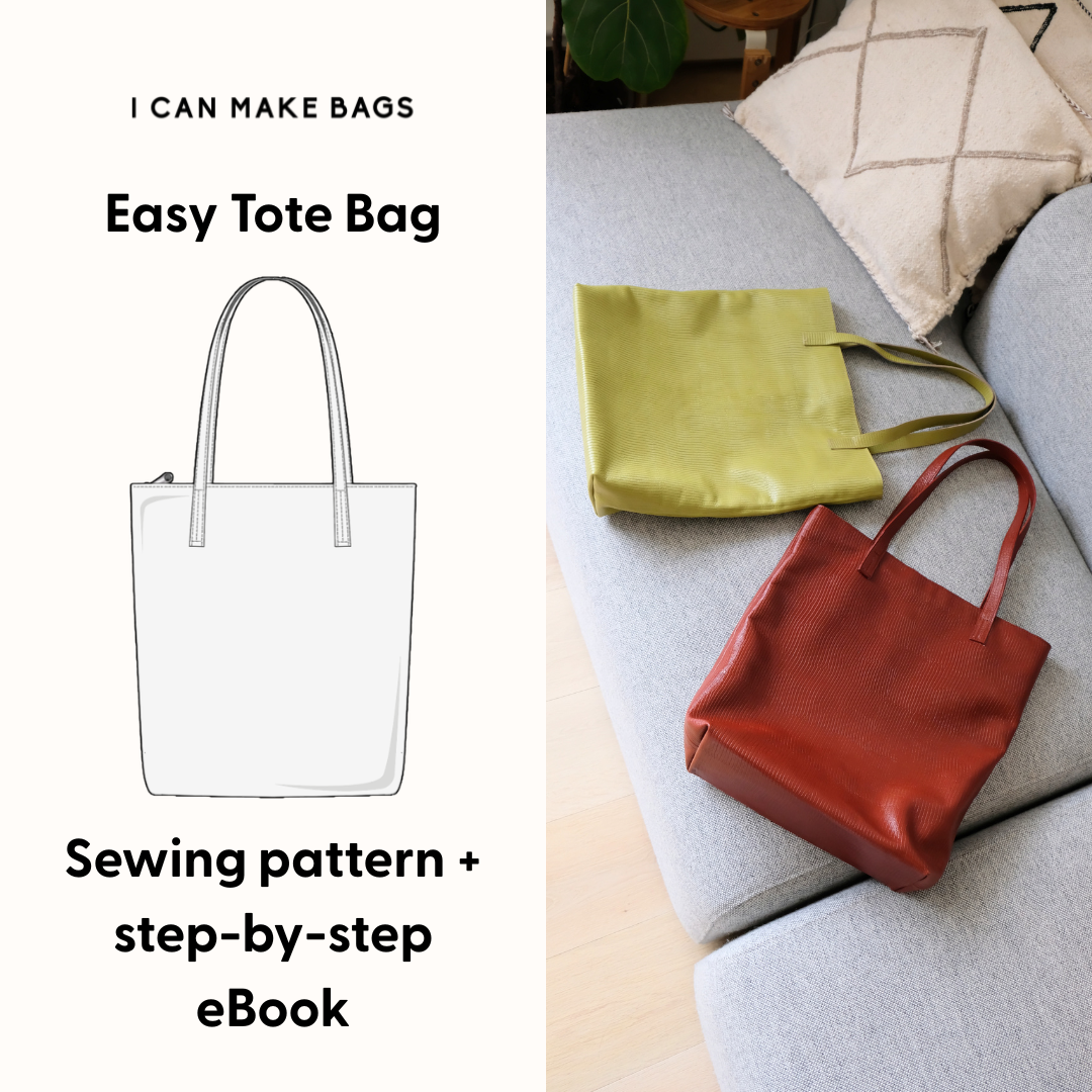 Bag Pattern + eBook - Easy Tote Bag