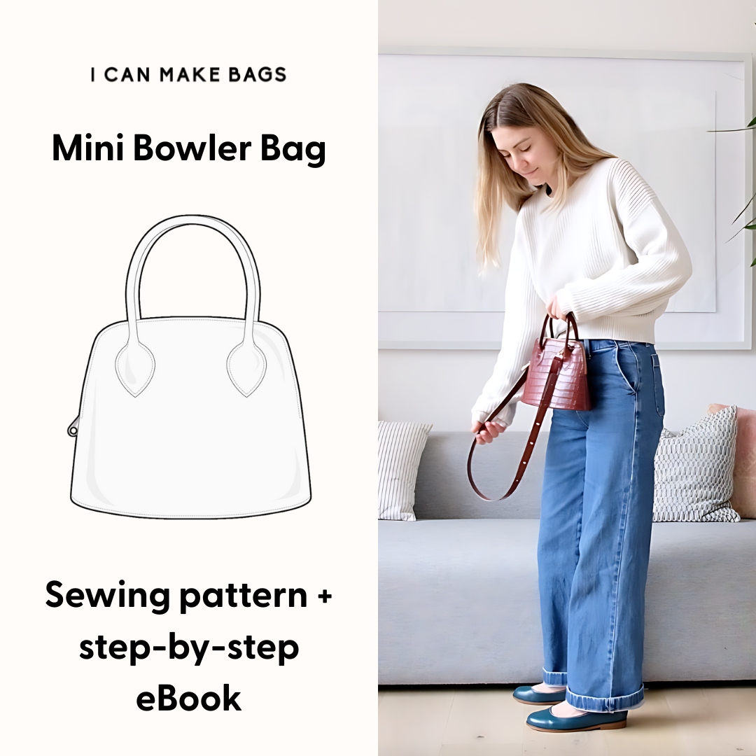 Bag Pattern + eBook - Mini Bowling Bag