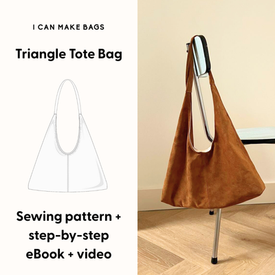 BAG PATTERN + eBOOK - TRIANGLE BAG