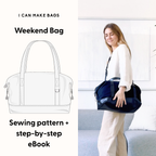 Bag Pattern + eBook - Weekend Bag