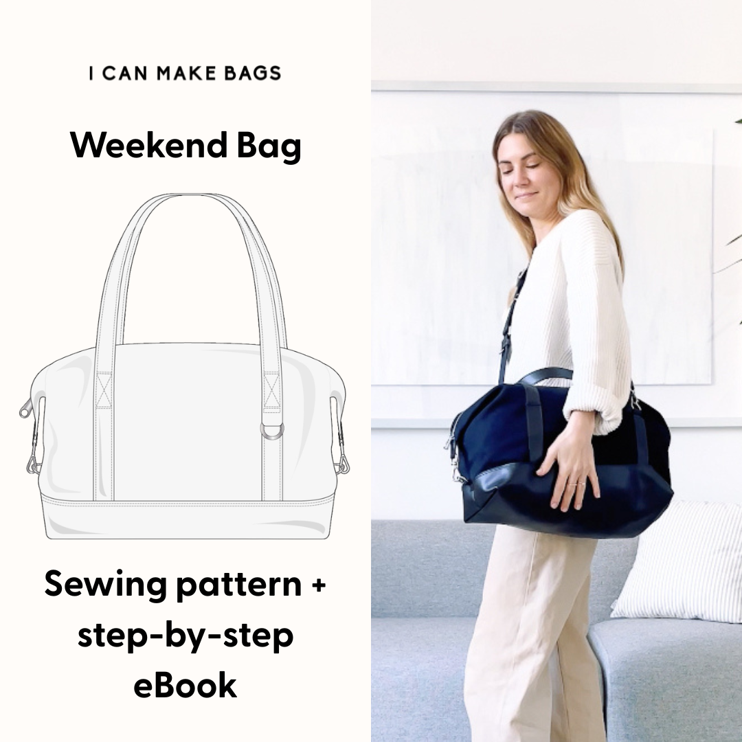 Bag Pattern + eBook - Weekend Bag