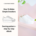 Shoe Pattern + eBook - Women's Flat Sneaker