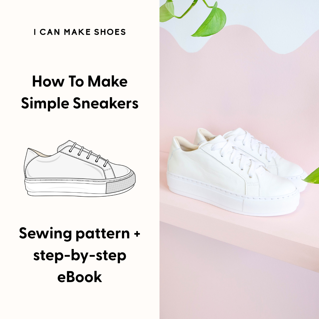 Shoe Pattern + eBook - Women's Flat Sneaker