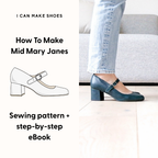Shoe Pattern + eBook - Mid Mary-Jane