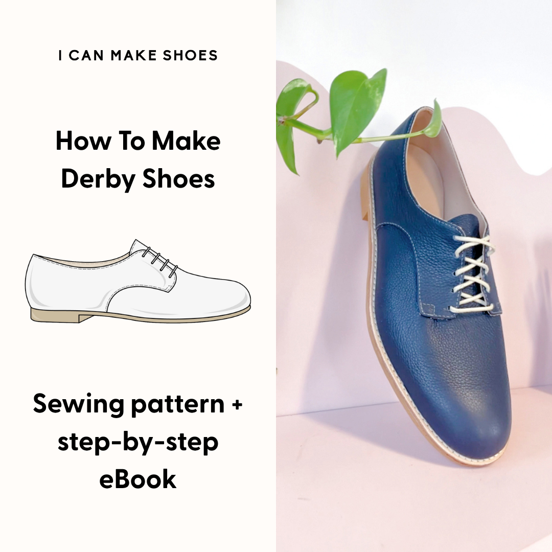 Shoe Pattern + eBook - Women's Flat Derby