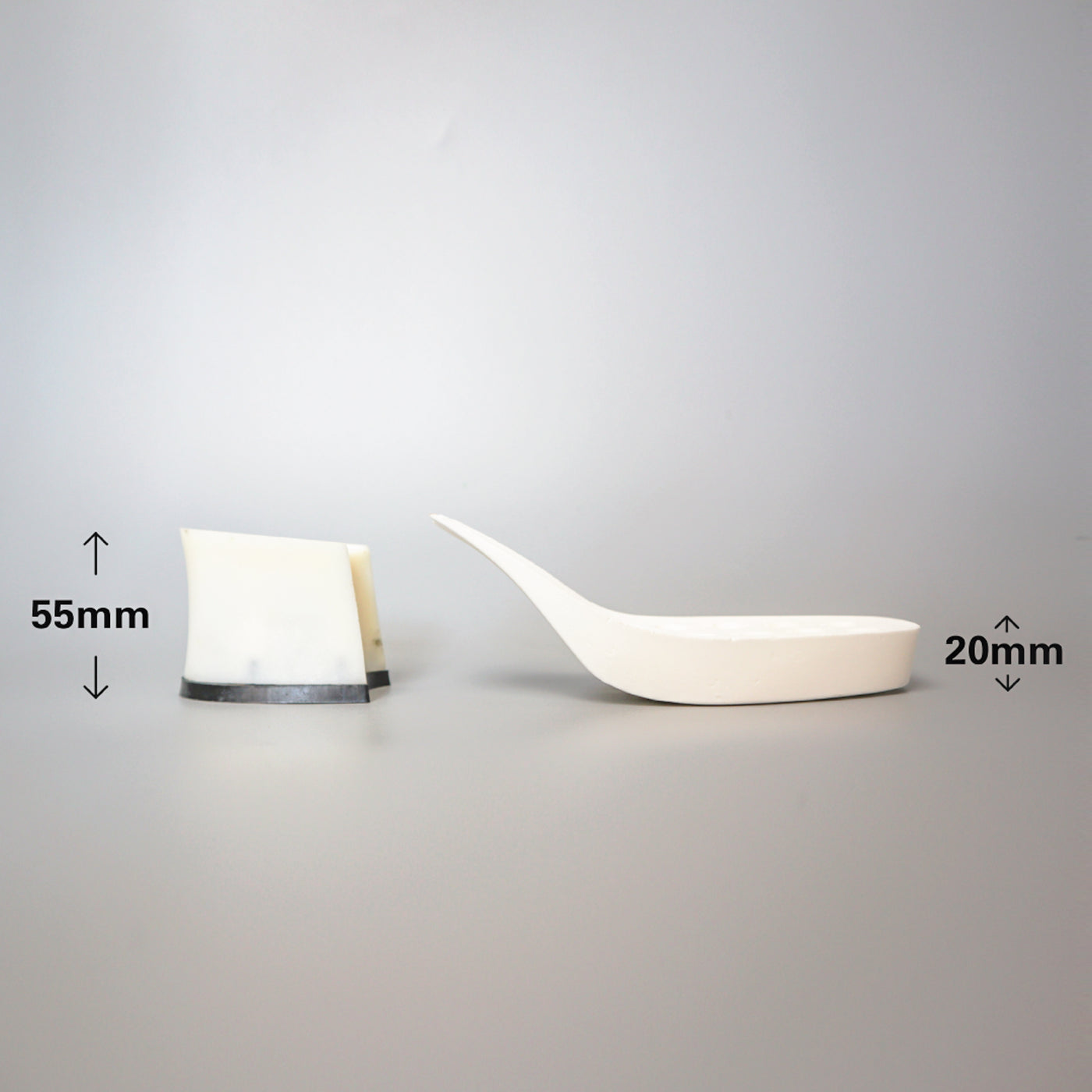 BLOCK PLATFORM & HEELS 55MM