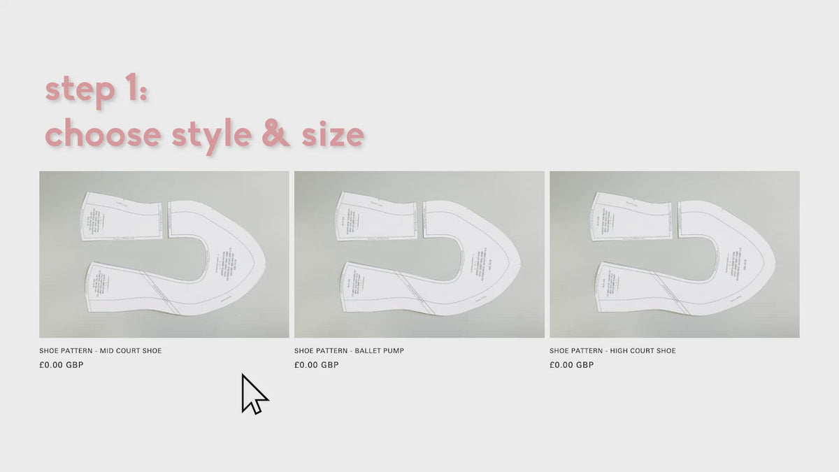 Shoe Pattern + eBook - Women's Flat Loafer