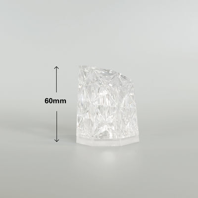 I Can Make Shoes Clear geometric mid heel DIY Shoemaking supplies