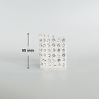 I Can Make Shoes Crystal studded mid Heel 55mm DIY Shoe making heel